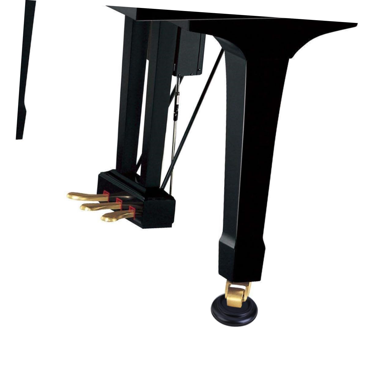 8pcs Piano Foot Pads Non-slip Piano Mats Anti-noise Floor Protectors for Upright Piano Legs 8.7cm Diameter