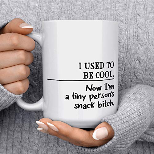 Taza de cerámica divertida para mamá y papá 15 oz miniatura 2