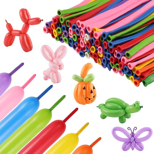 200 Stück Luftballons 12 Zoll Modellierballons für Ballon DIY Partydeko Geburtstage Hochzeiten