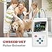 Veterinary Pulse Oximeter, Handheld Digital Animal Pulse Oximeter Equipment for Pet Dog and Cat Tongue Probe, Easy to use and Accurate Monitor