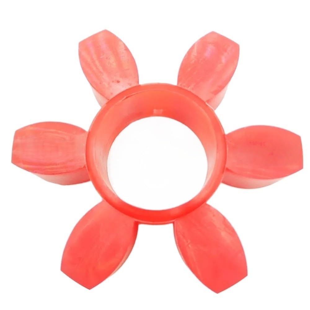 Accouplement d'arbre de tampon flexible, bloc d'amortisseur joint élastique hexagonal 1 pièce, couplage fleur prunier type HRC en caoutchouc/polyuréthane(Black,150)