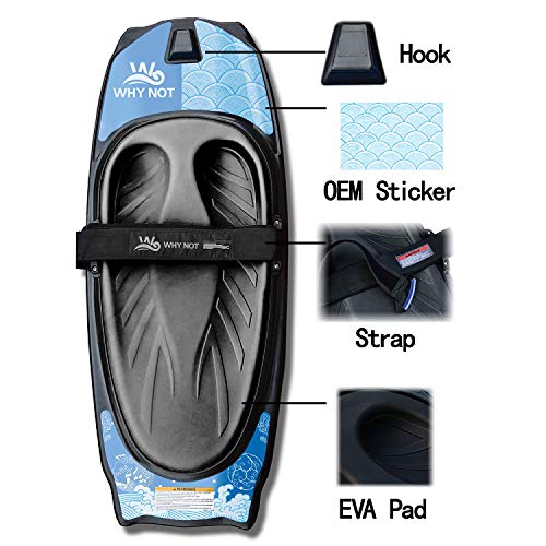 Neolife Water Sport Kneeboard with Hook for Boating, Waterboarding, Kneeling Boogie Boarding, Knee Surfing