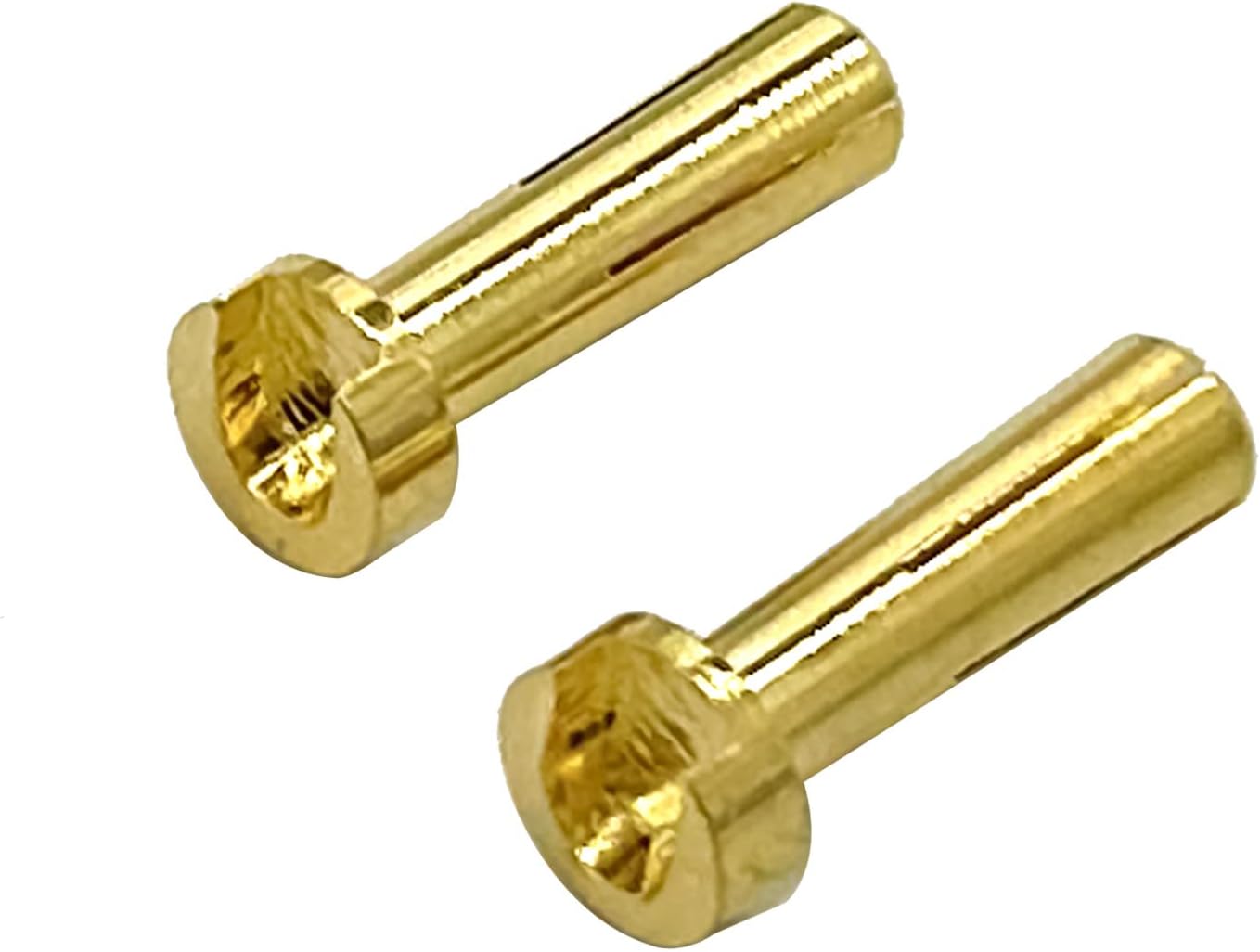 10pcs 4mm Bullet Banana Plug Connector Male for RC Model Vehicle Car Motor ESC LIPO Battery DIY Parts Gold Plated image 3