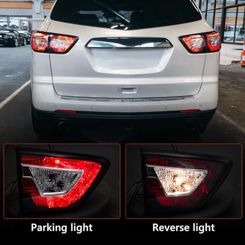 Image of FIONE for Chevy Traverse Inner Tail Lights Assembly 2013 2014 2015 2016 2017 Rear Brake Lamp Halogen model Left Driver Side LH