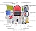 Ready America 72 Hour Deluxe Emergency Kit, 4-Person 3-Day Backpack, First Aid Kit, Survival Blanket, Power Station, Emergency Food, Portable Disaster Preparedness Go-Bag for Earthquake, Fire, Flood
