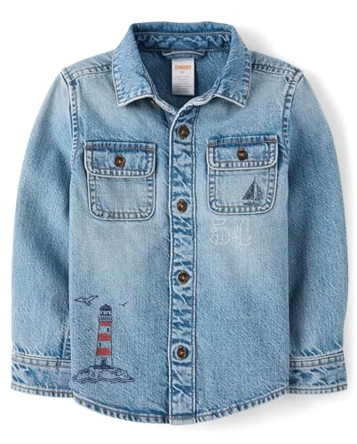 Image of Gymboree Boys' and Toddler Long Sleeve Button Up Shirt