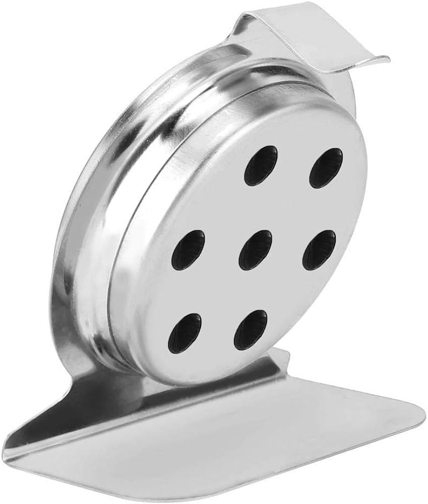 4 Termometri Per Frigorifero E Congelatore - Quadrante Grande In Acciaio Inox, Gancio E Supporto Inclusi - 4