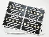 5 Star Review Delivery Labels,2x3 inch 200pcs Thank You for Your Order Stickers