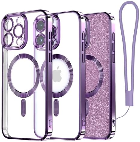 Funda Para Iphone 15 Pro Max Compatible Con Magsafe Sparkle Epoxy Pc+tpu Con Ofertas En
