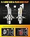 Termitor H4/9003/HB2 LED Bulbs Hi/Low Beam, 36,000LM 900% Super Brighter, 6500K Cool White, Real 1:1 Halogen Mini Size with Cooling Fan, Plug and Play, Powersports Accessory Light Bulbs, Pack of 2