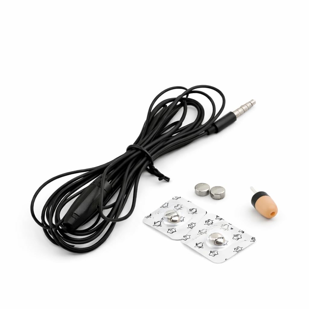 FREDI HD PLUS Invisible Mini Earpiece with Neckloop | Concealed in-Ear Design | Lightweight Magnetic Earbud | Clear Sound Audio Device for Mobile Phones | Comfortable & Secure Fit-image-18
