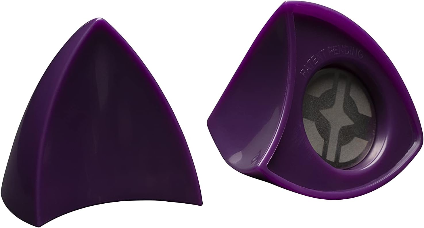Purple Cat Ears for Helmet | Magnetic Attachment | Interchangeable | Kitty Ears for Helmet Accessory for Bicycle Helmet, Ski Helmet, Motorcycle Helmet, Snowboard Helmet | Pair (Helmet Not Included) : Sports & Outdoors