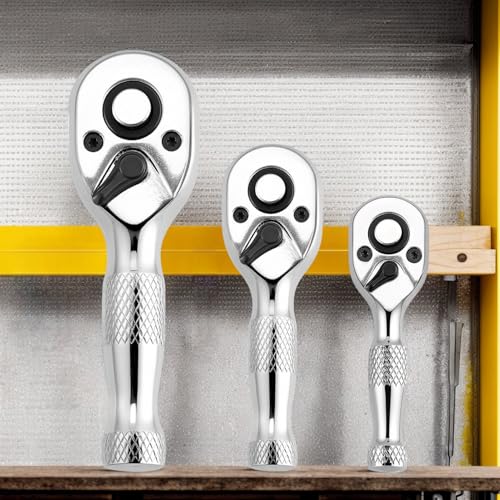 Conjunto de llave de trinquete compacto: solucione averías de neumáticos en su hogar 4