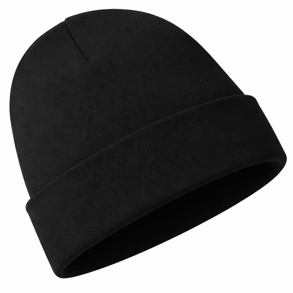 Ws Accessories Unisex Infant Black Cotton Baby Beanie Hat (Black)
