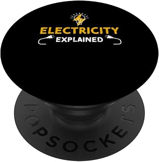 Electrical Engineer: Electricity Explained - Electrician PopSockets Swappable PopGrip