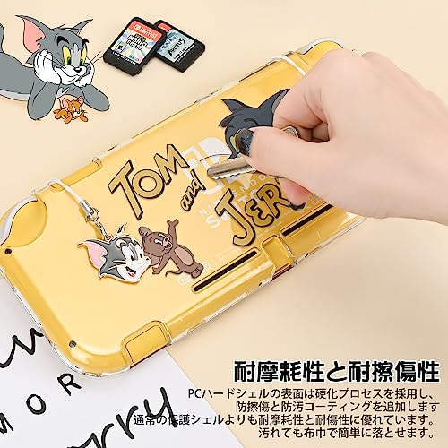 DLseego Switch Lite 用 ケース クリアケース スイッチ ライトカバー Switch Lite カバー 透明スイッチ ライトカバー 分体式PC素材 超軽量 耐衝撃 取り外し簡単 傷つけ防止 全面保護 可愛い