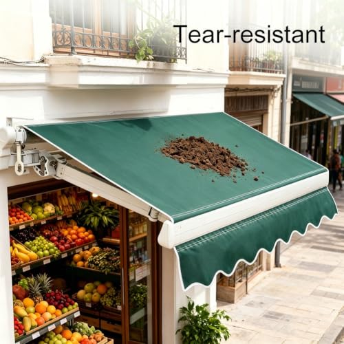 Tela impermeable de toldo retráctil para solucionar goteras en patio 3