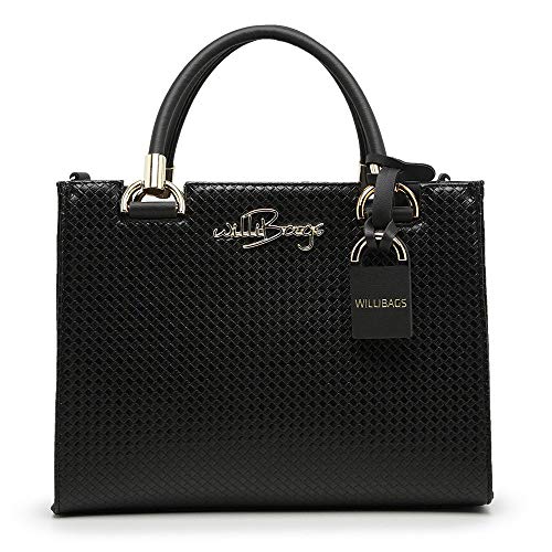 Kit De Bolsa Castelo Com Carteira WILLIBAGS (Preto)