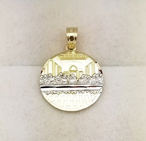 10K Gold Last Supper Pendant Charm Last Supper Medal3