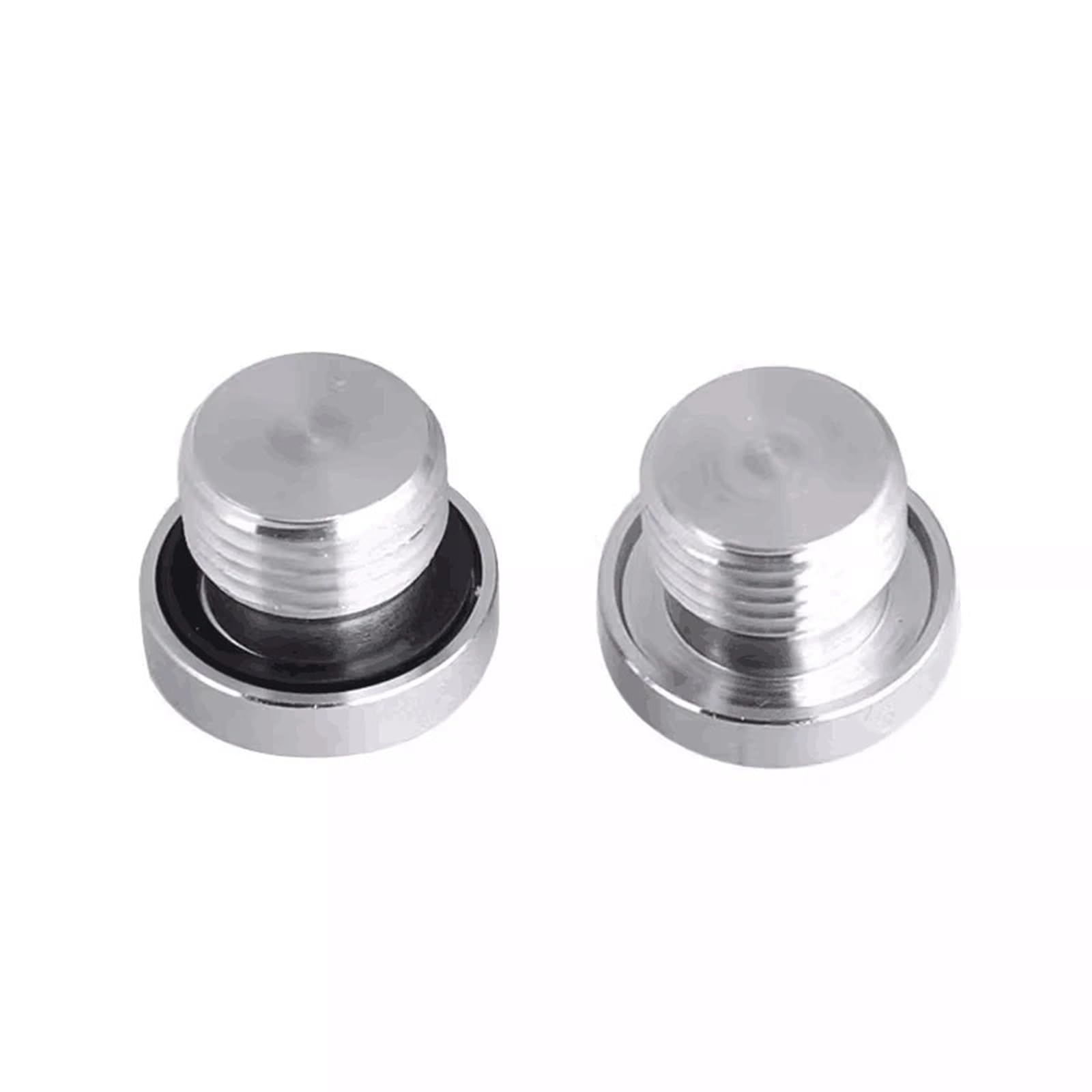 RUAJOGYNVM 304 316 Stainless Steel Metric Male Thread Hex Socket ED End Cap Rubber Sealing Ring Flange Pipe Fitting(316SS,M12x1.5) RUAJOGYNVM
