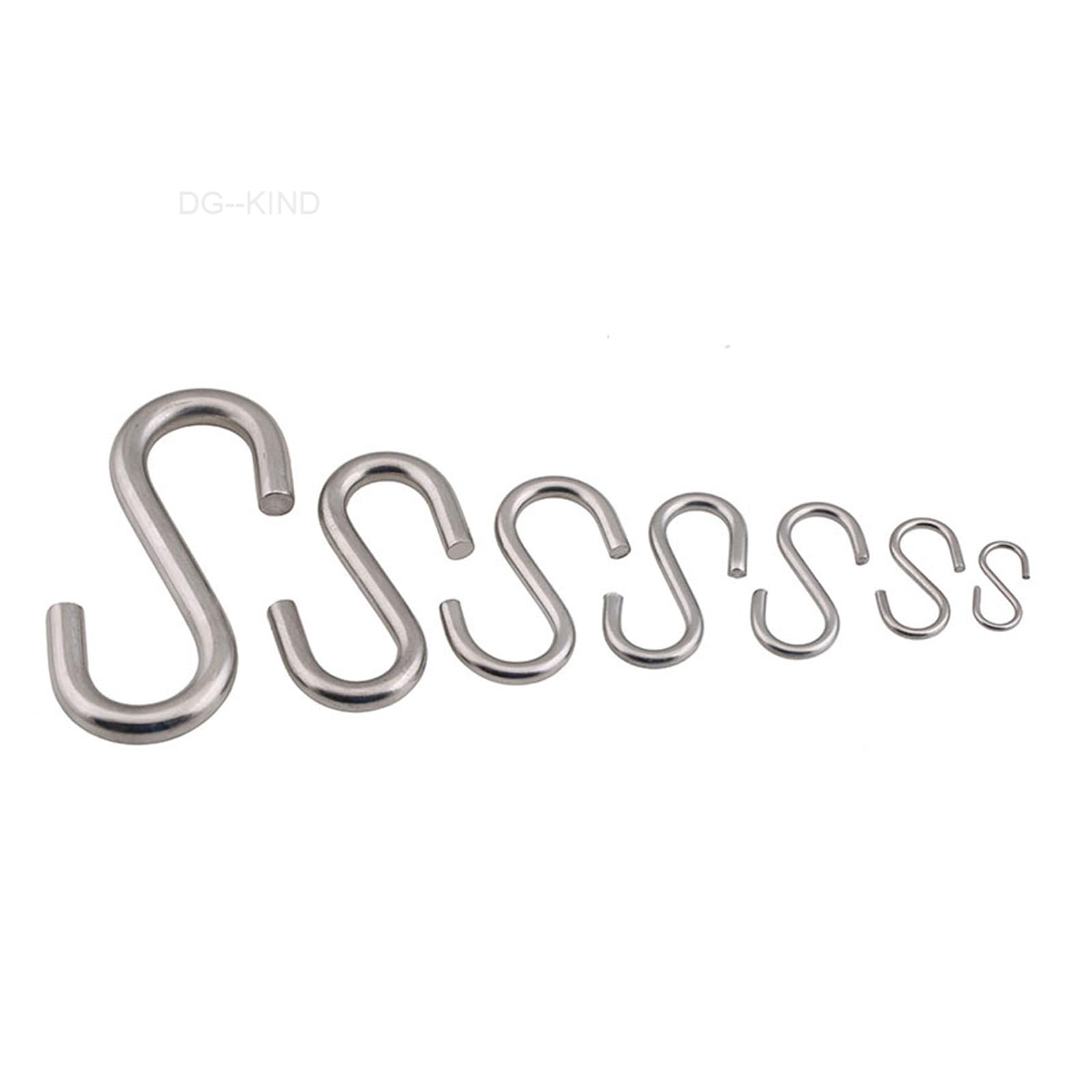 yaoqijie Ganchos pesados ​​en forma de S 304, herramienta colgante de acero inoxidable, utensilios de garaje, colgador de cobertizo for plantas, herramientas de almacenamiento for habitación de cocina