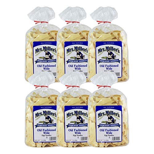 Mrs. Miller's Homemade Old Fashioned Egg Noodles, Wide, 16 OZ (Pack of 6) image 3