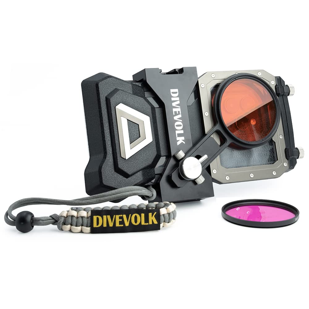 Amazon.com : DIVEVOLK SeaTouch 4 MAX Red/Purple Filter Kit 