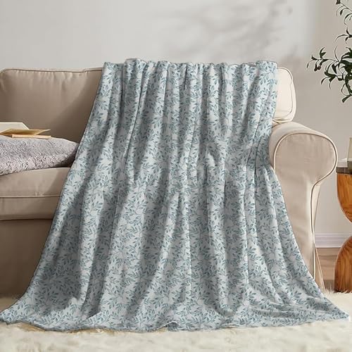 Image of 280 TC Luxurious Glace Cotton Duvet Cover /Comforter Cover /AC Quilt Cover King Size /Dohar /90 X100 Inches - (White Blue)