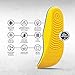 MEGAComfort Inc. unisex adult New and Improved Packaging shoe insoles, Yellow/Black, Men s Size 10 11 Woman Size 12 13 US