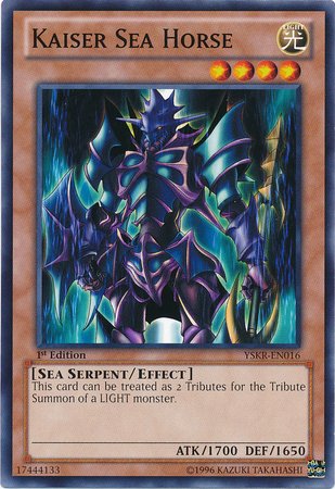 Yu-Gi-Oh! - Kaiser Sea Horse - YSKR-EN016 - Common - Unlimited Edition - Starter Deck: Kaiba Reloaded