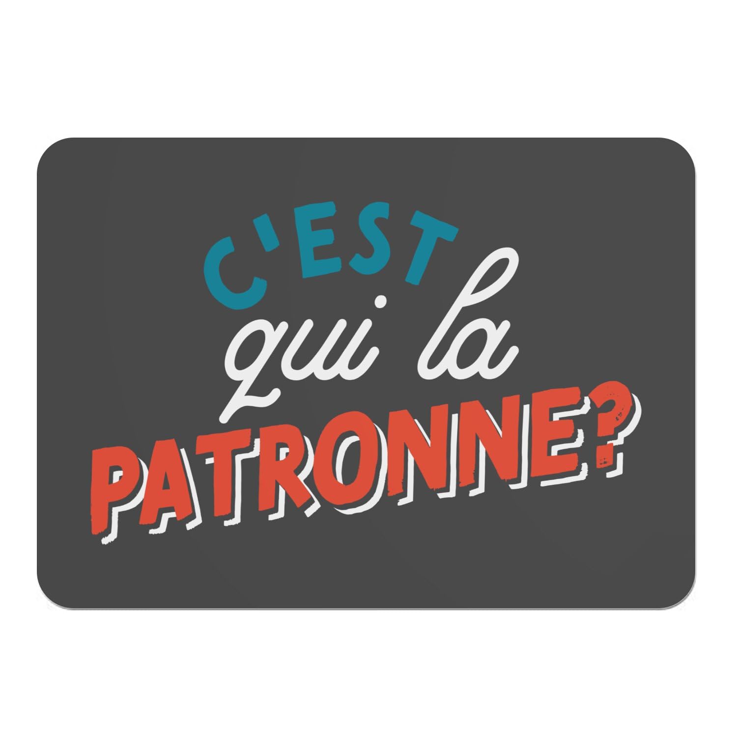 Sets de table cadeau maman lot de 4 napperons noir anniversaire