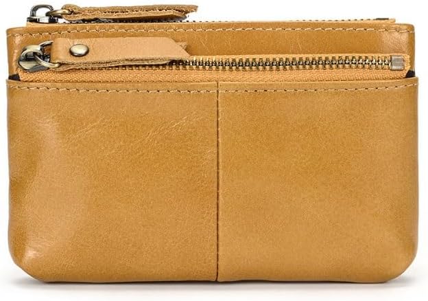 Retro Longstyle Wallet Men's Genuine Leather Vertical Casual Money Clip(Style1)