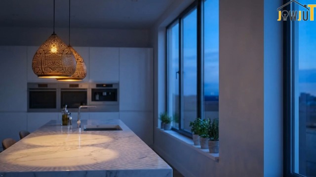 Image of Pendant Lights Kitchen Island, 2-Light Moroccan Dome Pendant Lamp