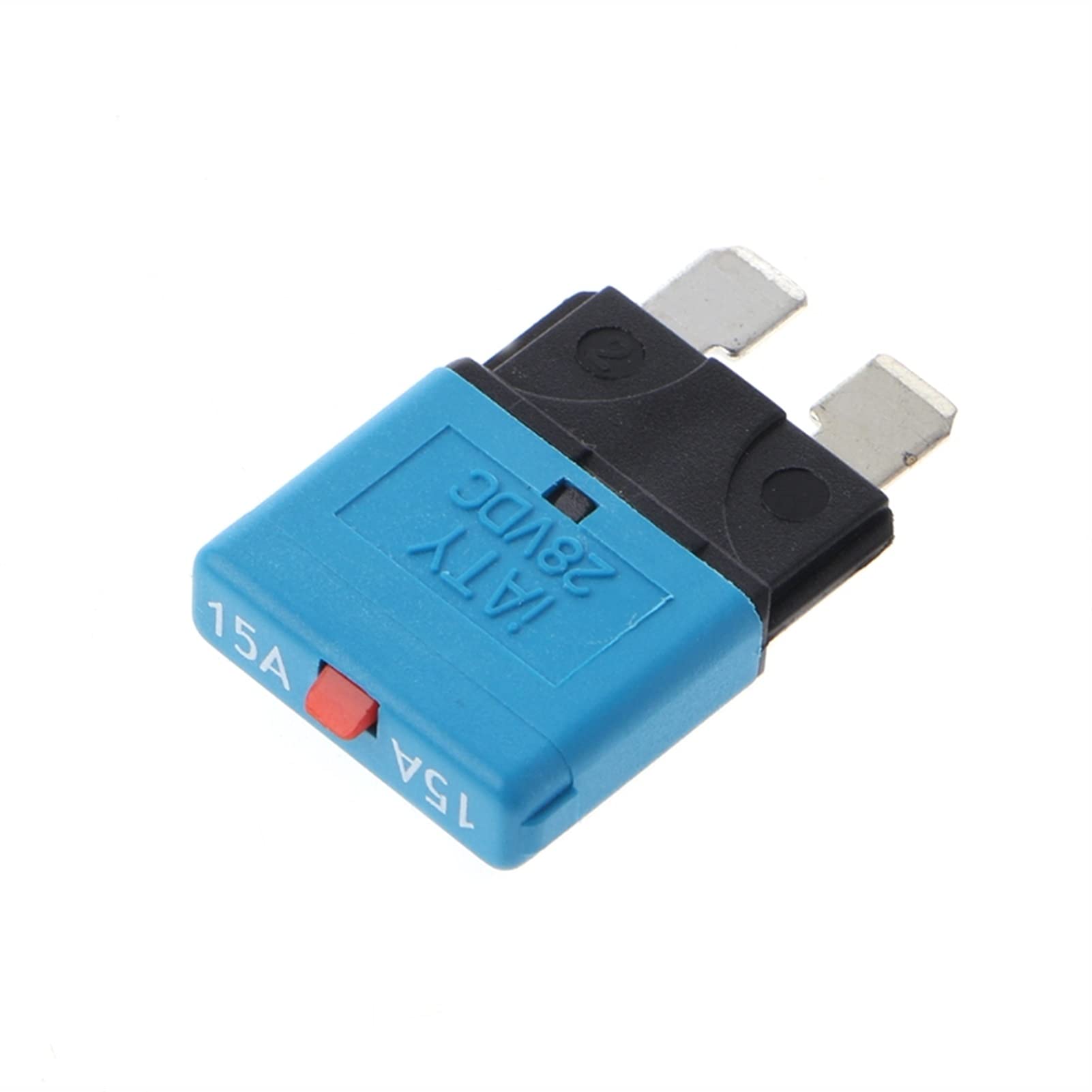 AVSBBYEPS Circuit Breaker Blade Fuse 28V Resettable 5-30A Marine Rally Automotive(15a)
