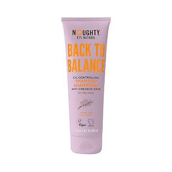 Noughty 97% Natural Back To Balance Oil Controlling Shampoo, Hydrating Formula for Greasy and Oily Roots, with Vitamin Pro B5 8.4fl.oz