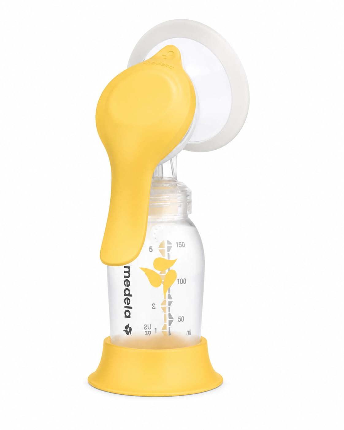 Medela Harmony Handmilchpumpe – Kompaktes Schweizer Design – Manuelle Milchpumpe mit PersonaFit Flex Brusthauben und 2-Phase-Expression-Technologie Baby