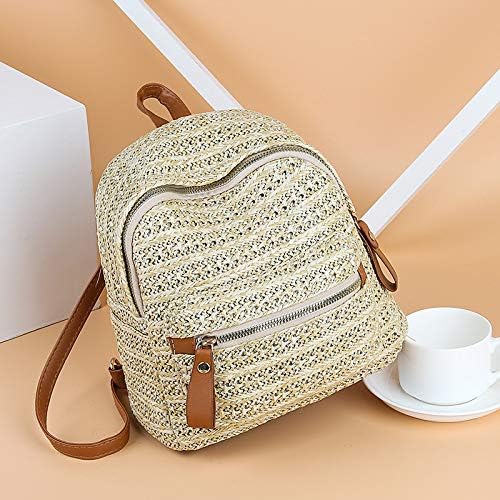 Crylee Mochila de esparto para mujer con asas marrones, para colegio o  campamento, color Verde, talla Talla única : Amazon.es: Zapatos y  complementos