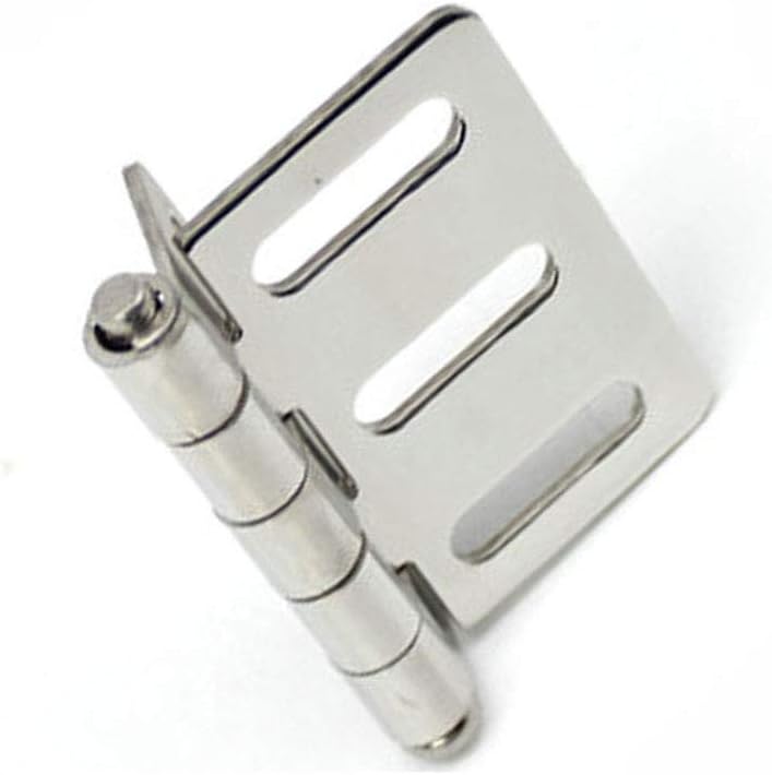 Door Hinges 2pcs of One Bag Stainless Steel Hinge Electric Cabinet Door Industrial Switchgear Durable Cabinet Hinge (Size : 6.6 * 6.5cm)