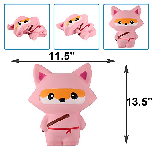 Anboor Squishies Ninja Jumbo lento aumento di