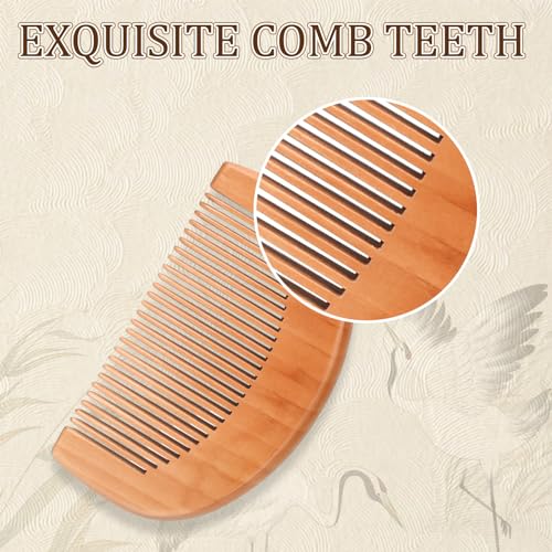 Peines de Madera Natural Mozeat Lens 2 Piezas miniatura 4