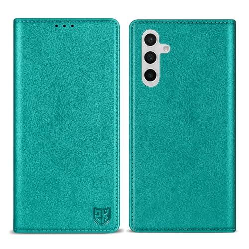 ZZXX for Samsung Galaxy S25 Wallet Case with [RFID Blocking] Card Slot Stand Strong Magnetic Leather Flip Fold Protective Phone Case for Samsung Galaxy S25 Case Wallet(Lake Blue-6.2 inch) by ZZXX - Used condition - US$6.13