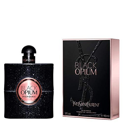 Image of Yves Saint Laurent Eau De Parfum Spray for Women, Black Opium, 3 Ounce |