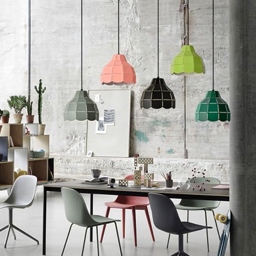 Nordichepade przemysłowe minimalistyczne europejskie lampy wiszące, nowoczesna lampa wisząca E27 pojedyncza głowica parasolowa Allar sypialnia korytarz salon gabinet / czarny