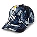 Produktbild Inaayayi Baseball-Kappe mit Totenkopf-Motiv, Pokerkarten, Trucker-Hut, flach, für Männer und Frauen, verstellbar, Schwarz