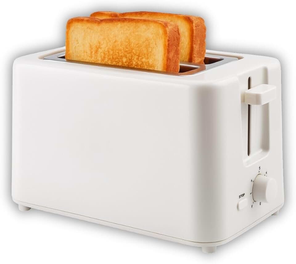 Torradeira Elétrica de Pão, Voltagem 110V, com Coletor de Migalhas, Controle de Torragem 6 Níveis, Cor Branca Inox