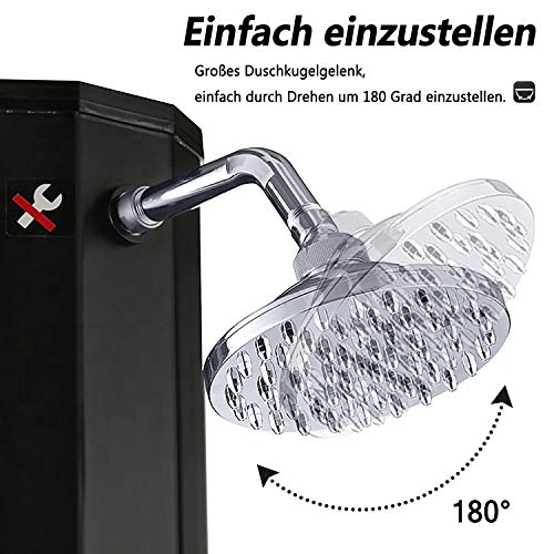 Hengmei Solardusche mit 35 Litern Fassungsvermögen