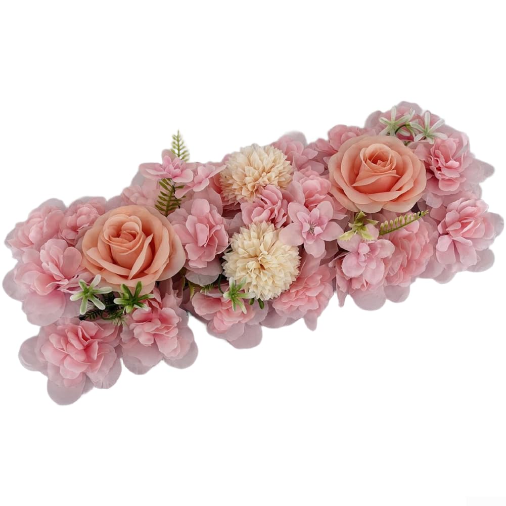 Roses artificielles 3D fleur de soie pour mur de mariage et décoration maison
