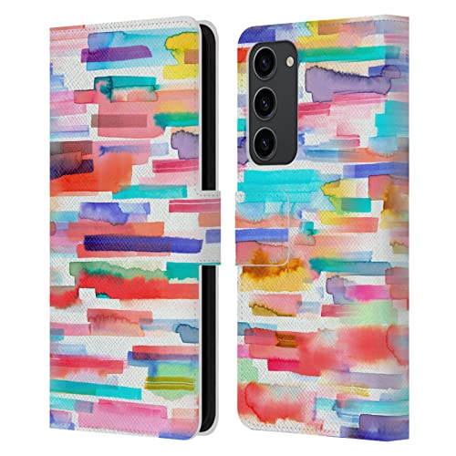 Coque Samsung S23+ 5G étui portefeuille cuir à rabat motifs Ninola