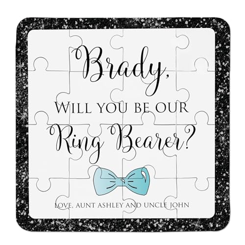 Ring Bearer Puzzle Invitation, Will you be my Page Boy, Junior Groomsman any role Puzzle Invitation