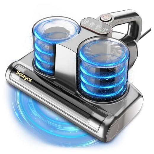 Aspirapolvere per materassi antiacari, aspirapolvere antiacari da 16 KPA con UV, 500W con forte potenza d'aspirazione, con funzione di aria calda,ultrasonico,rimuove allergeni e polvere